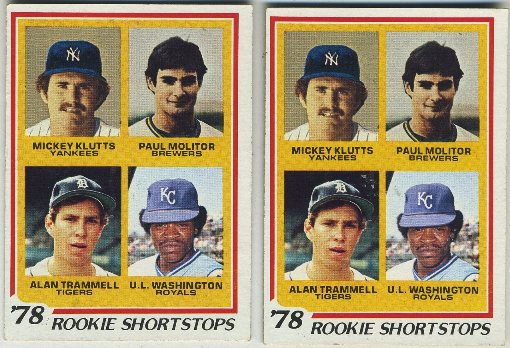 1978 Topps Paul Molitor Rookie Card