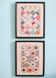 sewing notions display art by haylie waring
