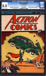 Action Comics 1 debut of Superman