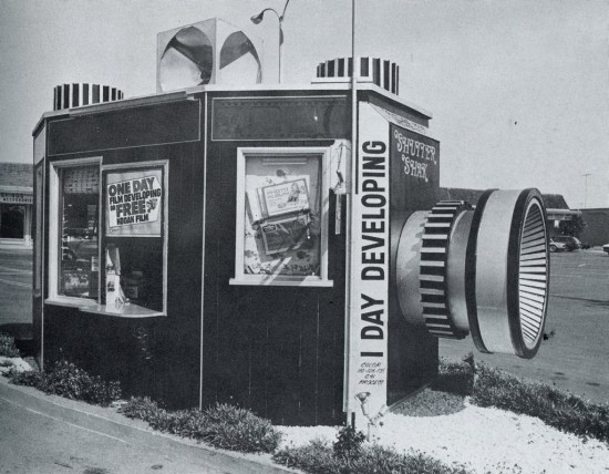 vintage shutter shak film developing stand