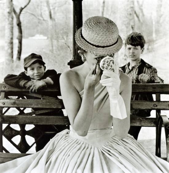 Frank Paulin vintage makeup in central park photo