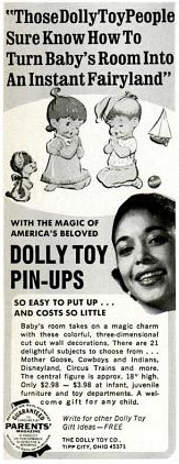 1970 dolly toy co pin-ups ad in ebony magazine